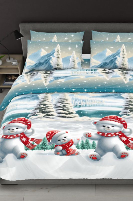 Комплект постільної білизни "Новорічний"